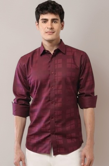 Mens Shirt Formal,Mens Satin Shirts Full Sleeve, A