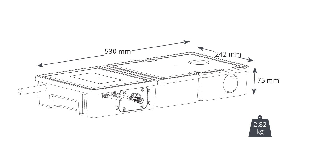 Aspen Pumps Bomba de Condensación Compact 4L Errp para Cámaras Frigoríficas y Vitrinas Refrigeradas, Bomba de Condensación FP3550 para Refrigeración con depósito de 4,2 l