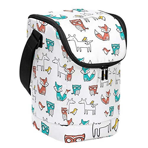 Bolsa de almuerzo reutilizable térmica para evitar comida caliente en excursiones infantiles 2