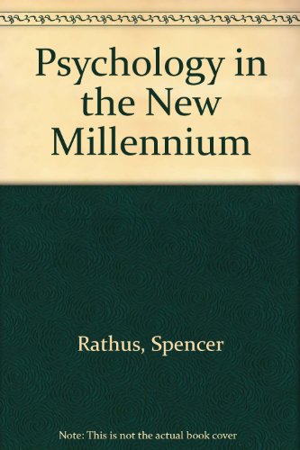 Psychology in the New Millennium, Paper Edition... 0534246621 Book Cover
