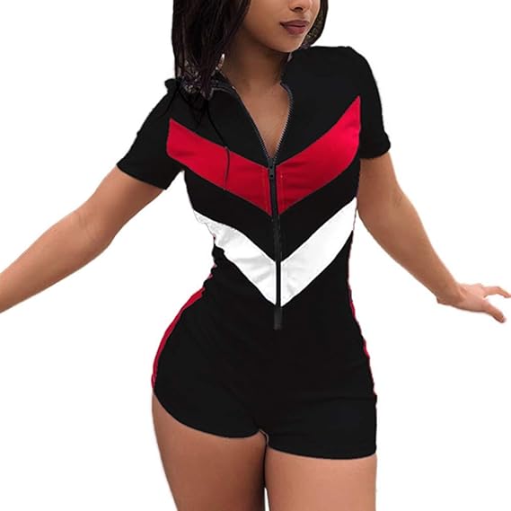 tight romper shorts