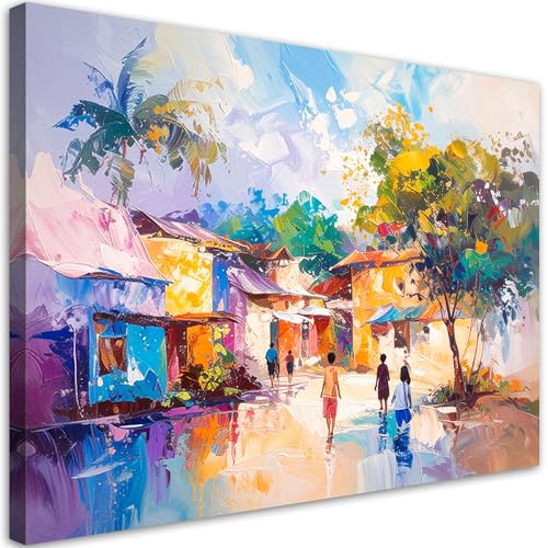Tableau sur toile intissé Feeby de qualité supérieure style art abstrait