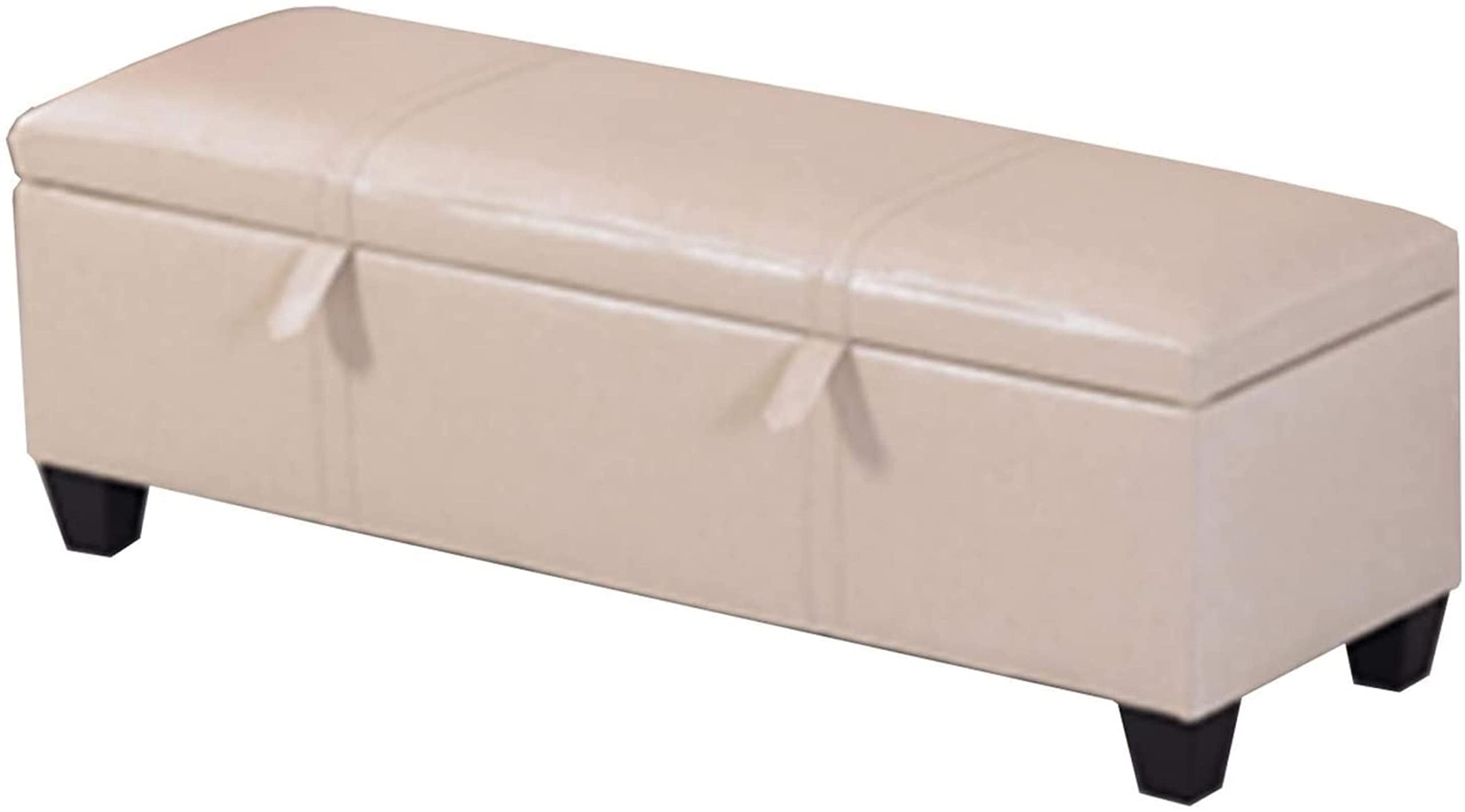 Coussin repose-pieds et coffre de rangement gain de place