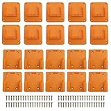 [ 20 Pack ] Power Tool & Battery Holder for Rigid 18V | Heavy Duty Mounts, Secure Storage, Compact Tool Storage Solution for Garage, Shed, Workshop & Utility Rooms