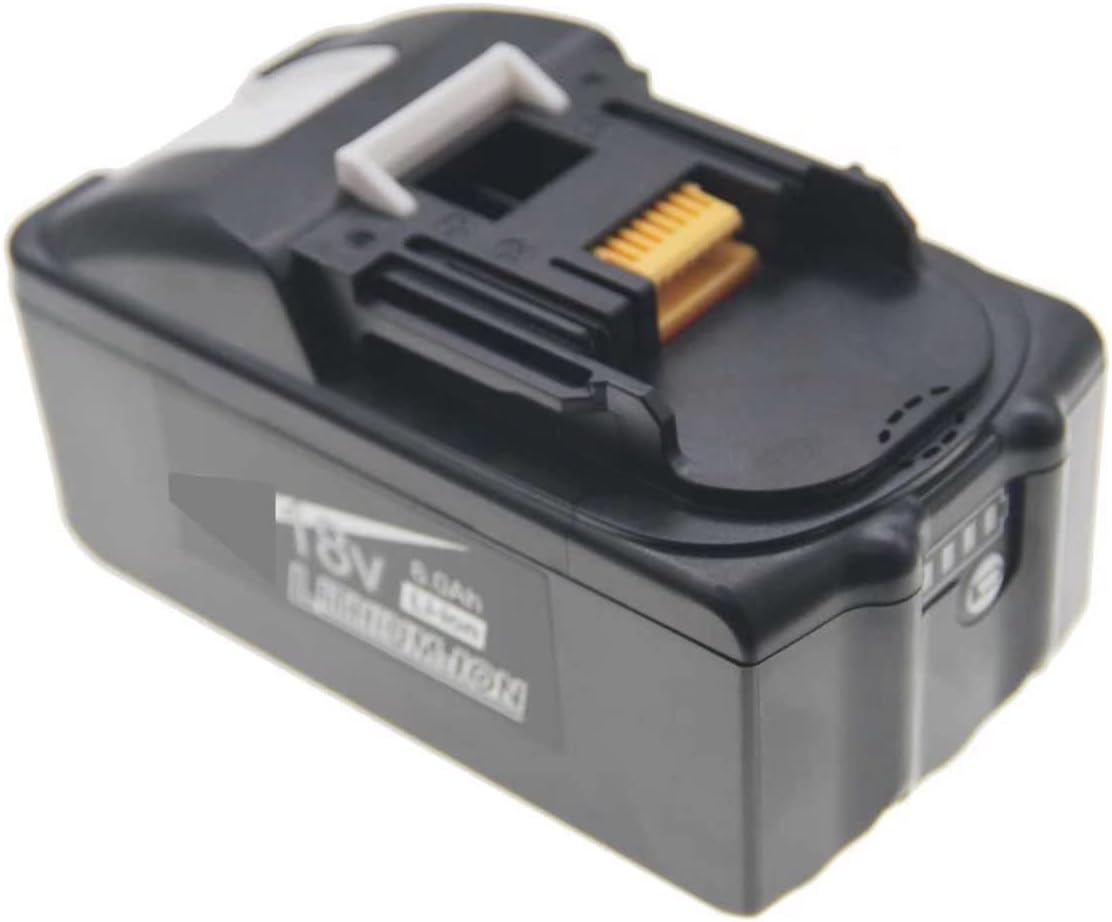 6000mAh Battery Pack MAK18B5 with LED Li-ion Battery 18V Replacement for MA Kita 18V Battery BL1830 BL1815 BL1835 BL1845 LXT400