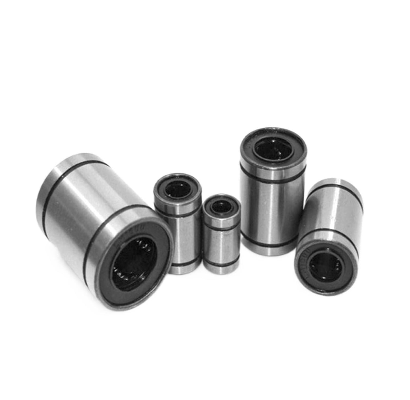 Namiar Bimetaliczna uszczelka tarcza mikro łożysko poprzeczne 1 szt. LM3UU 3x7x10mm wał stal chromowana do drukarek 3D tuleja liniowe łożysko kulkowe(LM8UU 8x15x24)