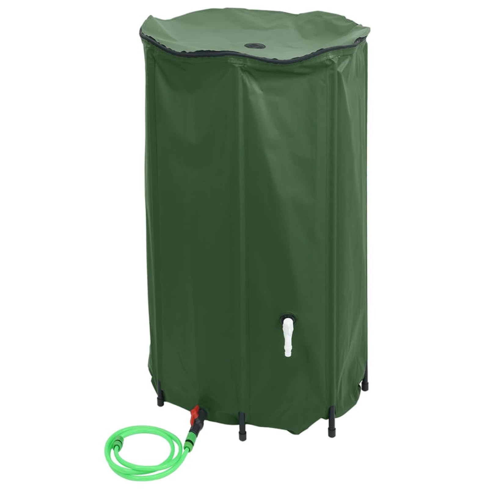 Serbatoio Acqua con Rubinetto Pieghevole 100 L in PVC,Bidone per la Raccolta dell'Acqua Piovana,Serbatoio Cisterna Raccolta Acqua-156009