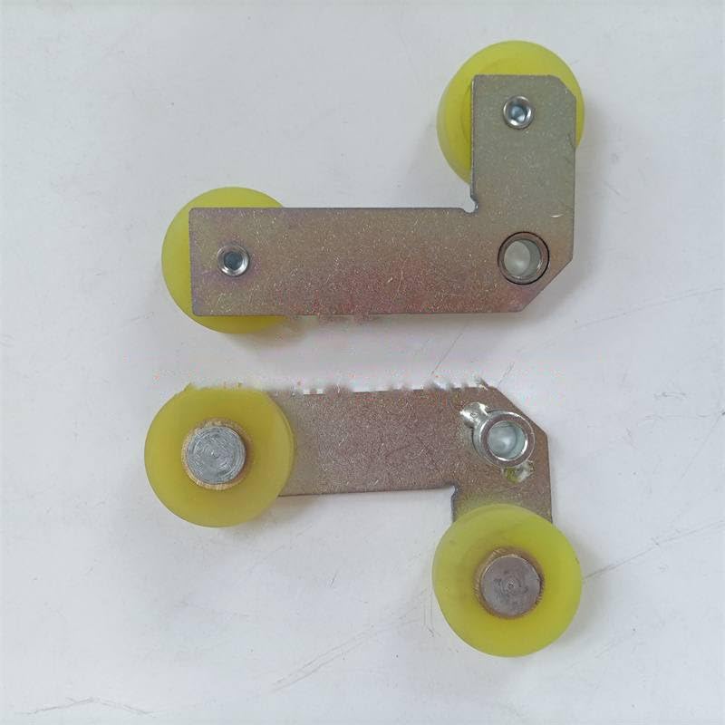 5PCS Elevator Door Wheel with Bracket Lift Door Vane Roller D40mm W12mm Use for