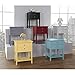 Ameriwood Home Franklin Accent Table with 2 Drawers, Gray Finish, Engineered Wood Night Stand with Drawers or Small Bedside Table for Bedroom and More