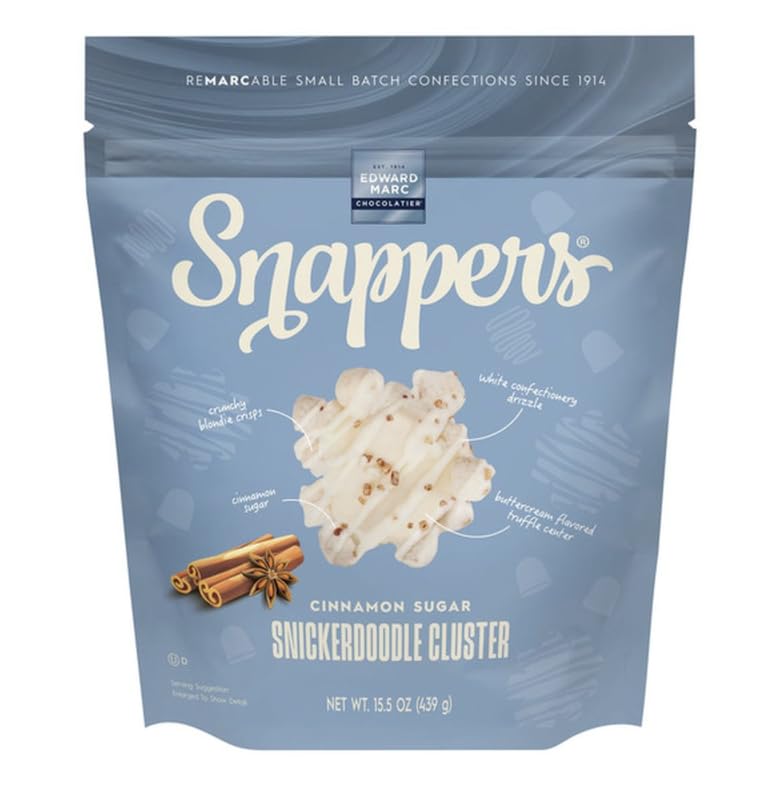 Snappers Cinnamon Sugar Snickerdoodle Cluster, 15.5 oz