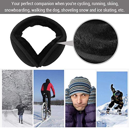 Mocofo Classic Fleece Ear Muffs Headwear Collapsible Behind The Head Winter Ear Warmers For Women And Men #TOP1