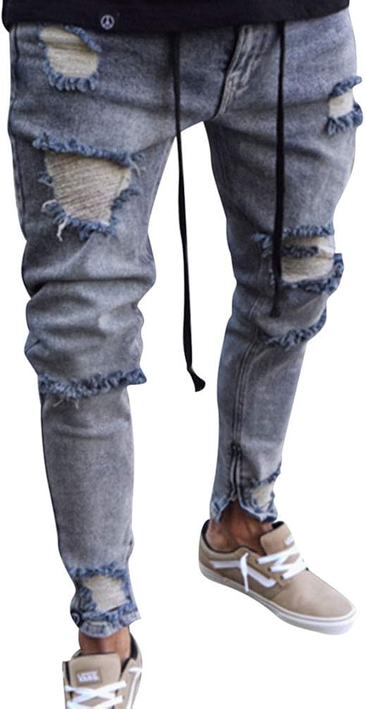 Jeans rajados Clearance