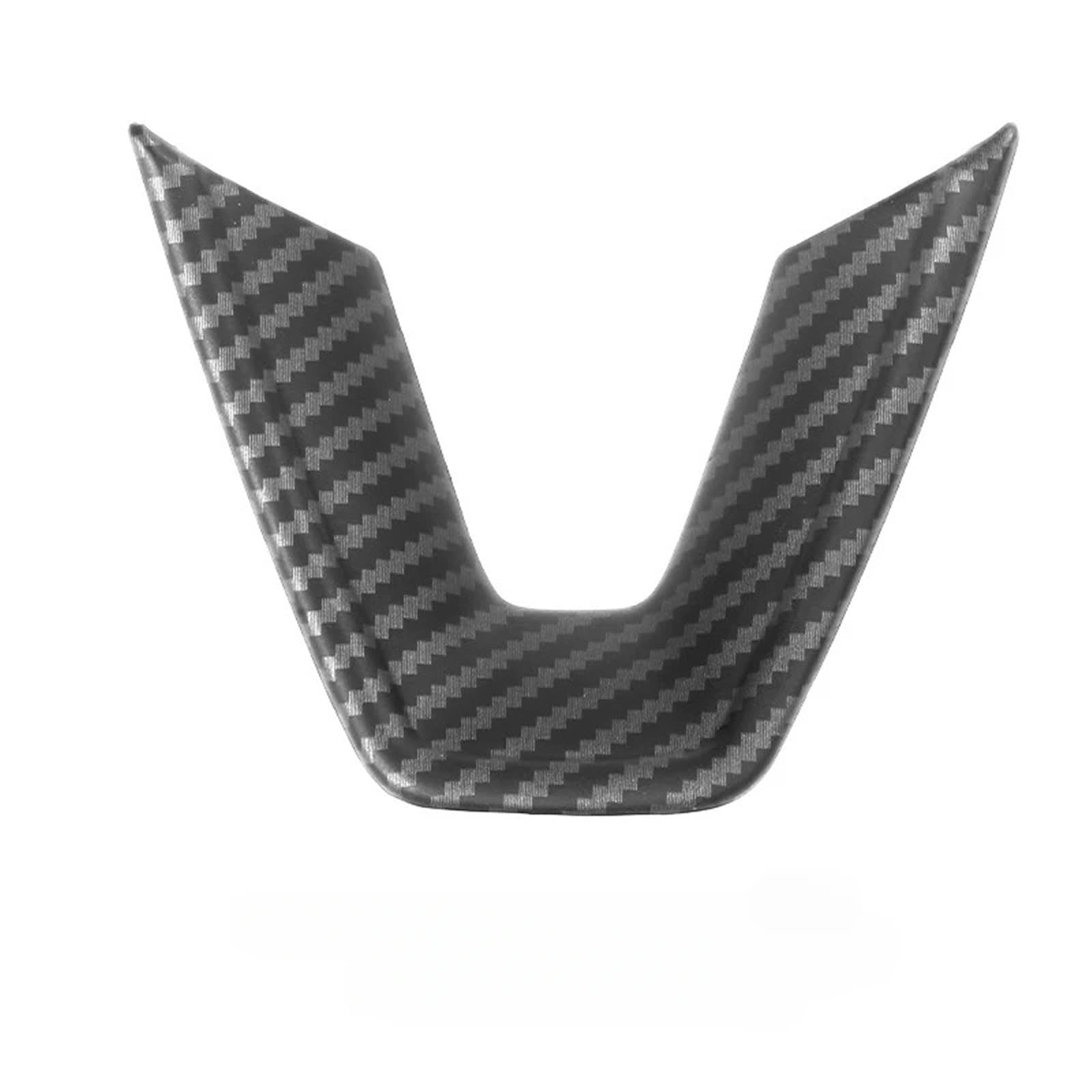 KUWAYO Steering Wheel Patch for 2025 T-e-s-l-a Model 3+ Highland Model Y/YL Juniper Steering Wheel U-Shaped Protective Cover Accessories(Matte Carbon)