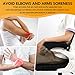 Upgraded Breathable Office Chair Arm Pads, Ergonomic Memory Foam Armrest Pads for Computer Chair Office Chair Arm Rest Covers for Desk Chair Arm Rest Cushions (Set of 2)