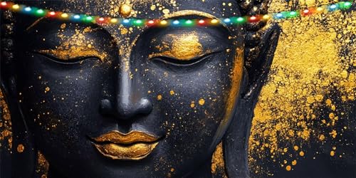 Diamond Painting Adulte Zen pour Décoration Chambre Statue en Pierre 40x80