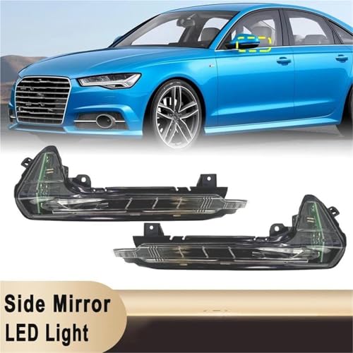 Evite multas con el intermitente LED retrovisor de 12V para Audi A6 C7 con fallo de luz 4