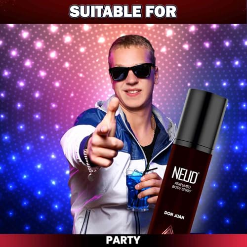 Image of NEUD 120ml Don Juan Deodorant for Men, Perfume Body Spray, Deo Gift Set for Men, Fresh & Long Lasting Fragrance, No Gas - Pack of 1