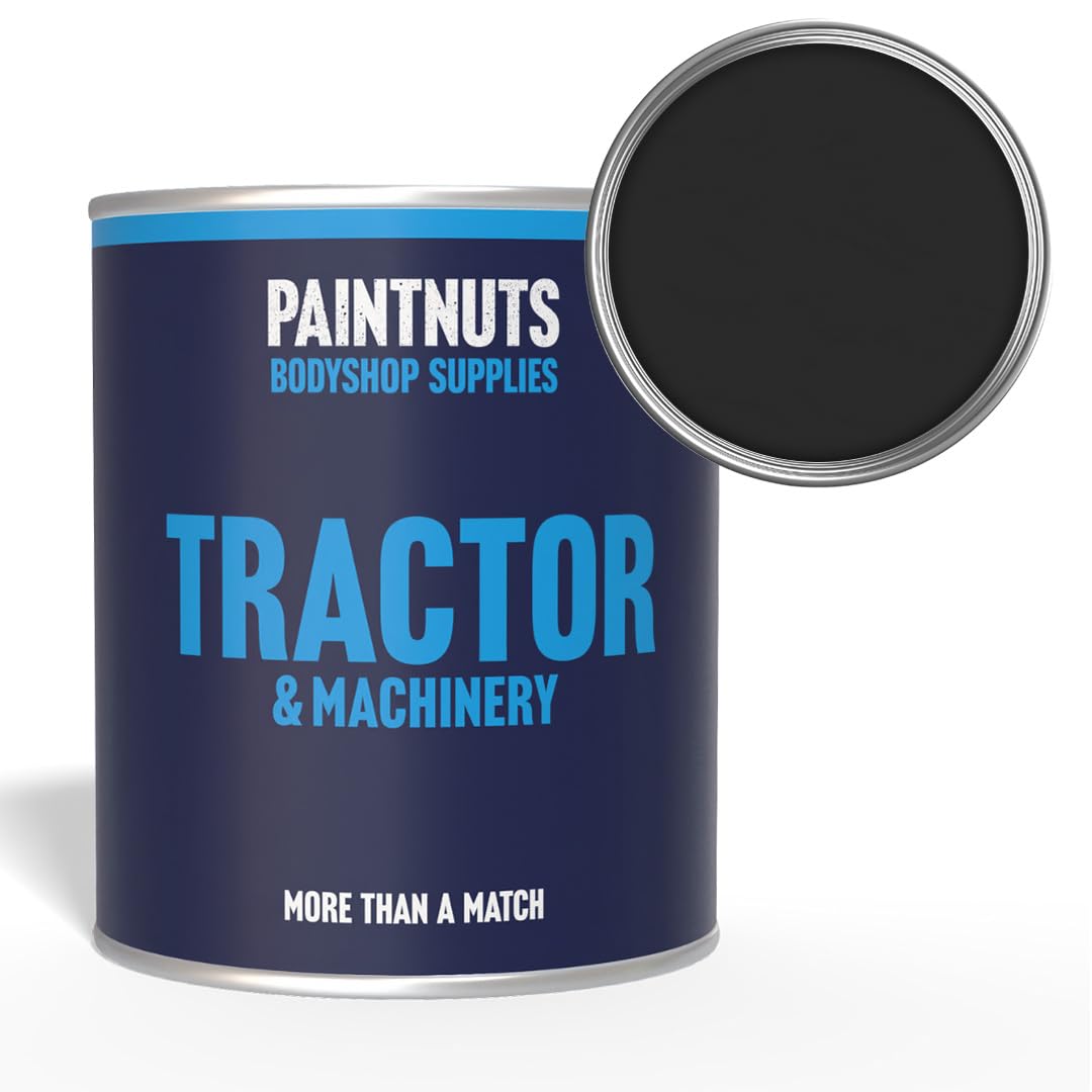 Paintnuts Tractor & Machinery Paint suitable for Deutz Black Chassis (RAL9017) - 2.5 Litre Tin