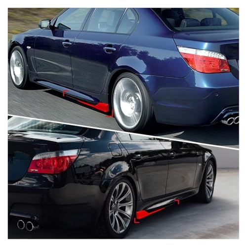 Faldones laterales universales de coche para Golf 7 y Clio 4 con faldón divisor de 4 piezas 5