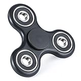 Magicfly Hand Spinner, Tri-Spinner Fidget Spinner Toy Stress Reducer, ADHD, Anxiety, and Autism Adult (Black)