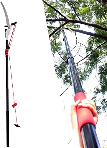Podadora telescópica de árboles para limpiar las ramas del jardín sin usar escaleras