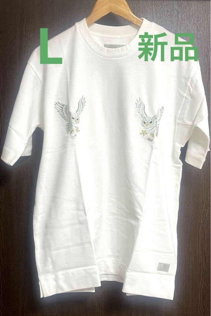 Amazon.co.jp: TAKUYA∞着用 アレフルード フクロウ柄 カットソー L  