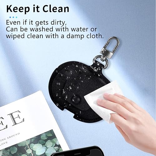 Image of Leather Business Case Cover for OnePlus Nord Buds 3 | Nord Buds 3 Pro | OnePlus Buds Pro 3 (Leather Black)