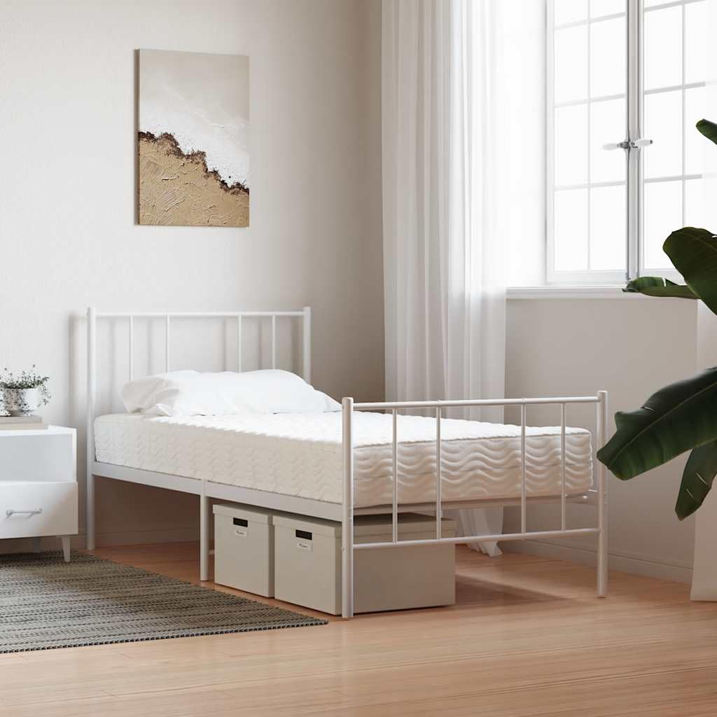 Generico Materasso in Schiuma per Bambini Bianco 80x160 cm Durezza H2 H3,Letti e Accessori,Materassi-4016552