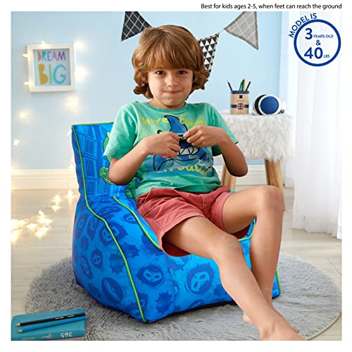 Idea Nuova Pj Mask Toddler Nylon Bean Bag Chair With Piping & Top Carry Handle, Nk570401 #TOP4