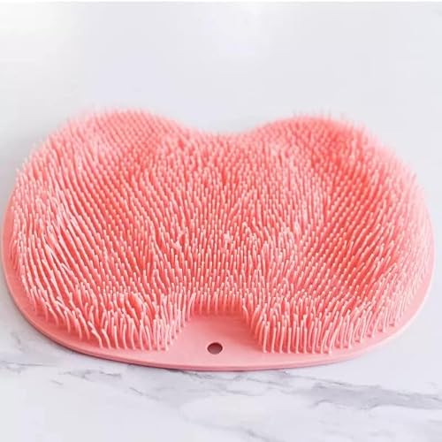 Divinext Shower Foot Massager Scrubber, Reduces Foot Pain, Non Slip with Suction Cups | 30 x 23 cm | Multicolor
