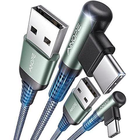AINOPE 2-Pack Right Angle USB C Cable Cover