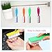 Patelai 30 Pcs Nail Scrubber Brushes Bulk Handle Grip Manicure Brushes for Cleaning Fingernails Pedicure Cleaning Brush for Toes and Fingernail Cleaning(Solid Colors)
