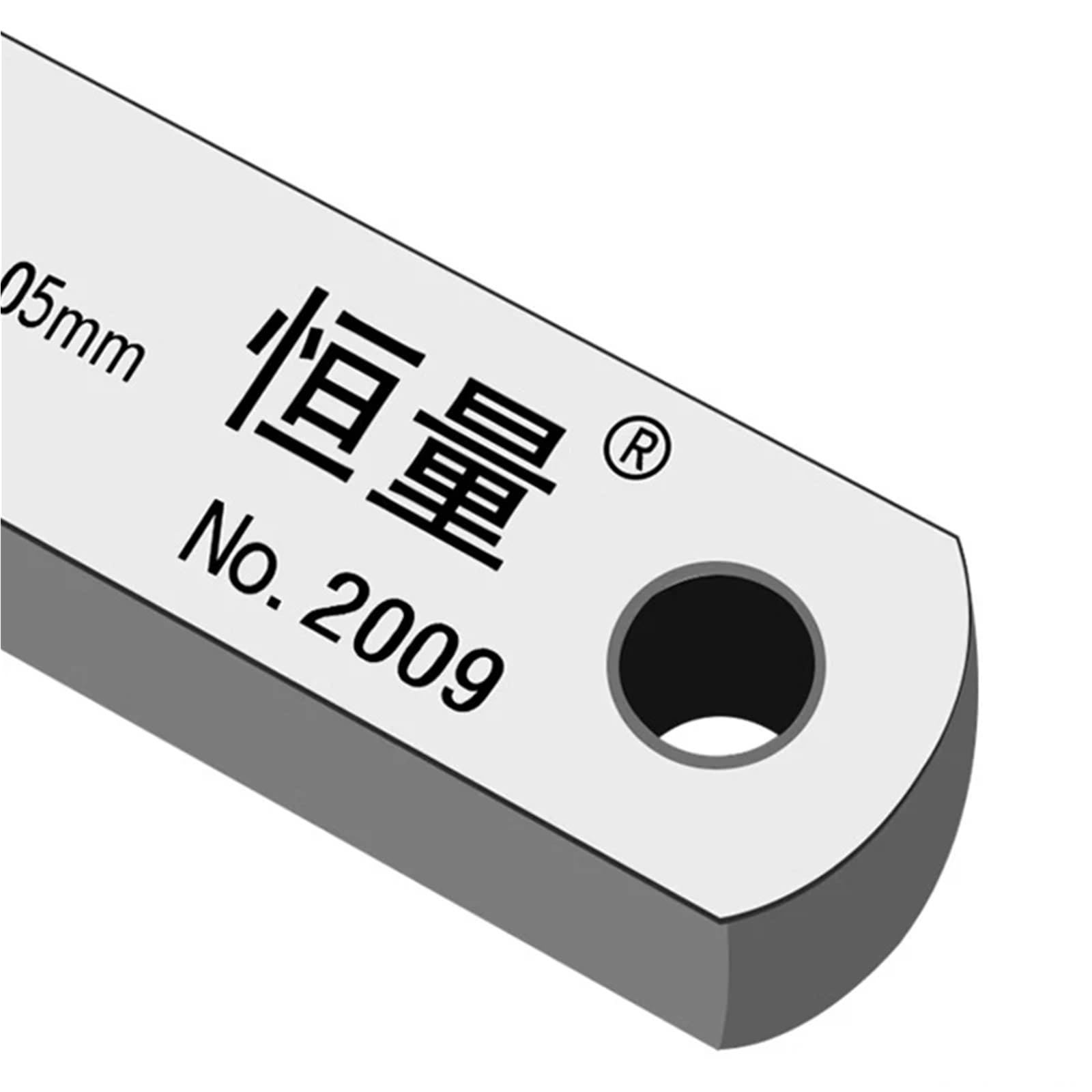 Righello di pendenza in acciaio inossidabile, calibro rilevamento della planarità, degli spazi, spazio, a cuneo 0,05(0.5-10mm)