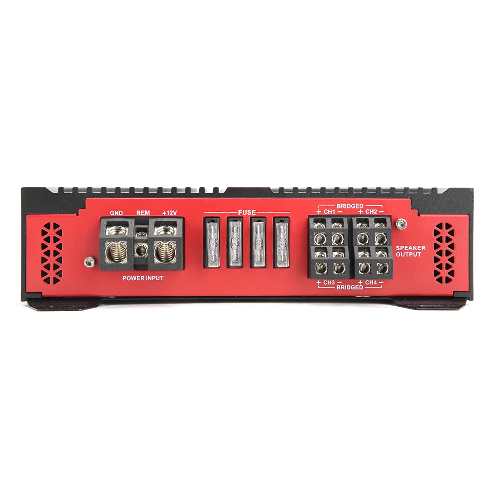 EMUKOEP Amplificatore Stereo per Auto Subwoofer Potente e Compatto AMP 480W×2 per gli Appassionati di Audio per Auto
