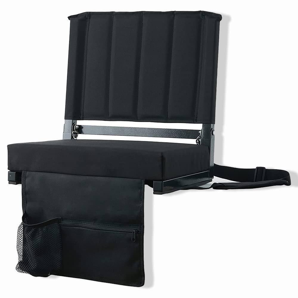 Buy Stadium Seat for Bleachers with Back Support and Wide Padded