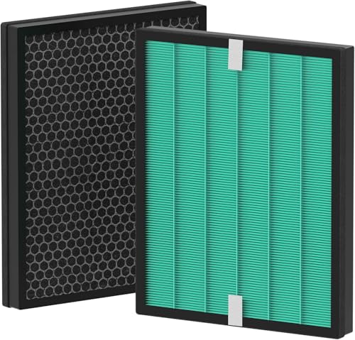 Image of H14 Replacement filter HEPA + Carbon Set Compatible with Coway 150 Air Purifier - High-Efficiency Filtration for PM2.5, Allergens & Odors