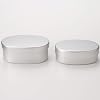 MUJI 15254620 Aluminum Lunch Box, Large, Approx.   15.2 fl oz 450 ml, Approx.   4.1 x 5.9 x 2.4 inches 10.5 x 15 x 6 cm