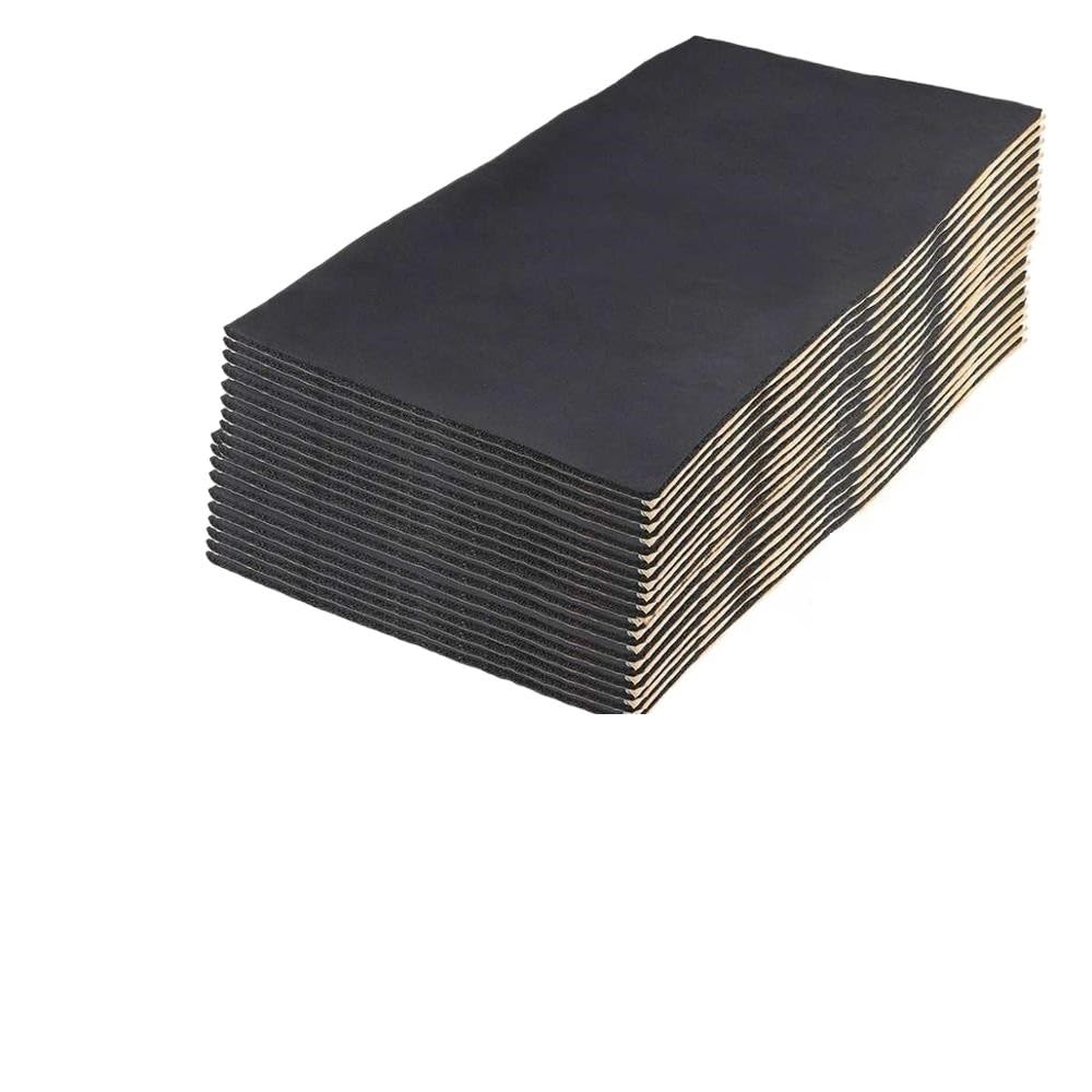 Heshuyan 9X 10Mm 50X30cm Automobile Insulation 1Roll 200Cmx50cm 5Mm-30Mm Car Sound Proofing Deadening Truck Anti-Noise Insulation Cotton Heat Closed Cell Foam(9X 10Mm 50X30cm)