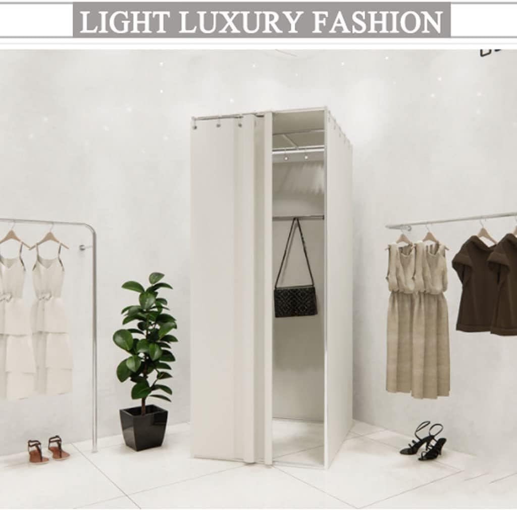 Fashion Changing Rooms Clothing Store Fitting Room Floor Movable Temporary Locker Room Simple Portable Changing Room Mall Shading Curtain Bedroom Furniture