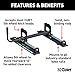 CURT 16560 R16 5th Wheel Roller for Short Bed Trucks, 16,000 lbs