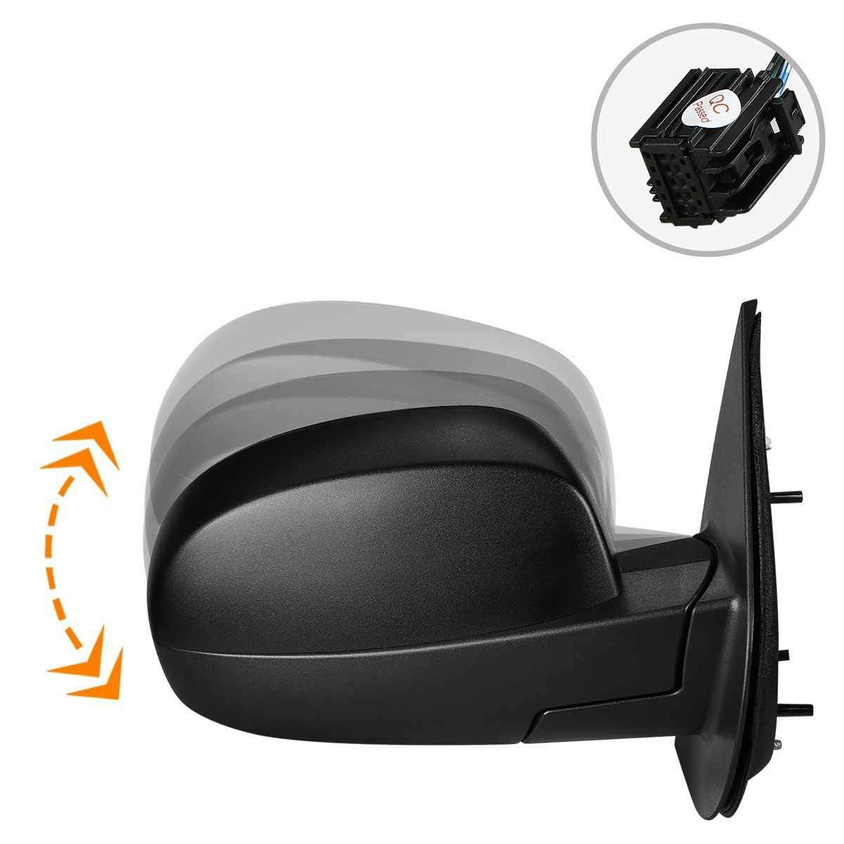 Amazon.com: Jtorost 1pc Right Passenger Side Matte Power Heated 