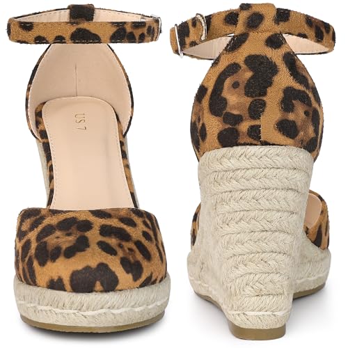 Perphy Platform Espadrilles Closed Toe Wedge Heel Sandals Wedges for Women2