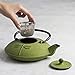 Primula Green Dragonfly Japanese Tetsubin Cast Iron Teapot Stainless Steel Infuser for Loose Leaf Tea, Durable Construction, Enameled Interior, 26 oz