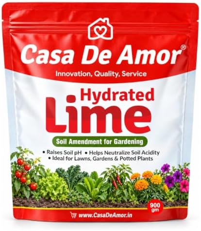 Casa De Amor Hydrated Lime for Gardening and Essential Soil Amendment (900 gm)