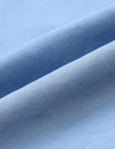 Image of U.S. Polo ASSN. Solid Slim Fit Shirts for Men - 100% Cotton, Full Sleeve Mens Casual Shirts