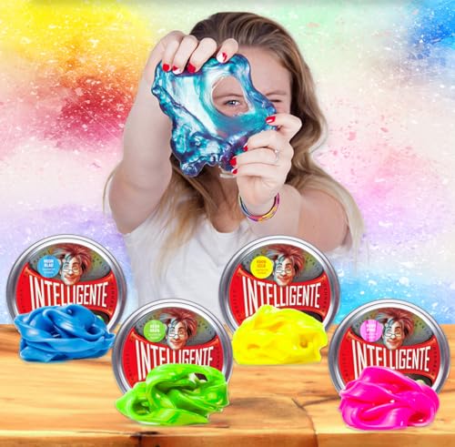 Intelligente Knete – Neon-Blau, Handtrainer und Therapieknete