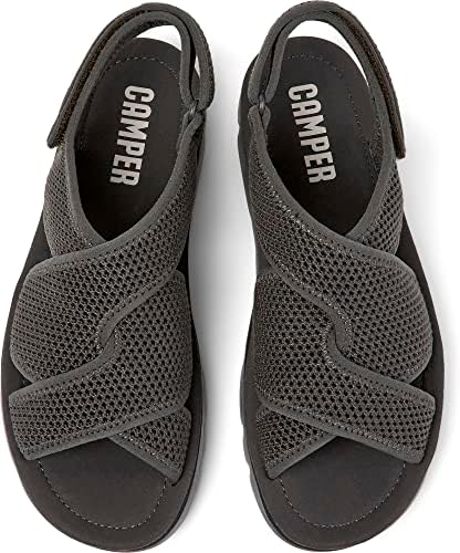 Camper Women's Slingback Flat Sandal, Dark Gray, 9 | Image 2