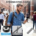 CALULA Phone Tether Anti Theft, 25.5’’ Retractable Cell Phone Lanyard - Image 3