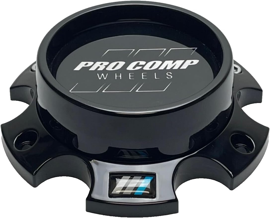 Pro Comp Gloss Black Wheel Center Cap with Screws 817665502 CAP5382-6135-B