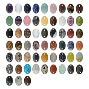 Wholesale Lot 24pcs Multi-color 14mm Gemstone Oval Cab Cabochon For Jewelry Making